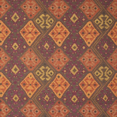 Фото Ткань портьерная с рисунком - Орнамент - стиль Английский - Коричневый - Купить в Интернет-магазине