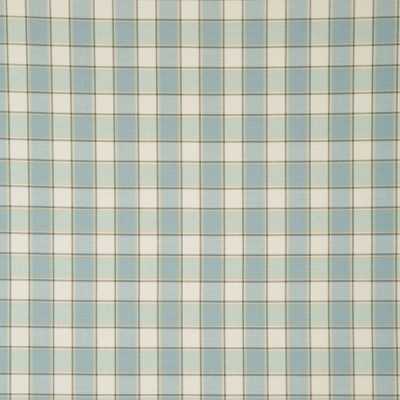 Фото Ткань портьерная с рисунком - Клетка - стиль Английский - Голуба - Купить в Интернет-магазине