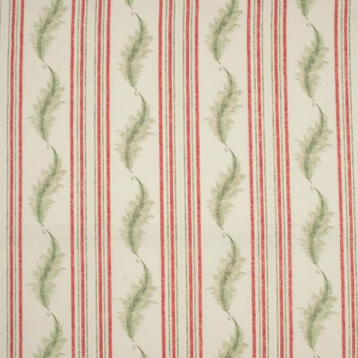 Фото Ткань портьерная с рисунком - Полоски - стиль Английский - Красные - Купить в Интернет-магазине
