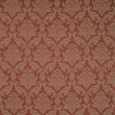 Фото Ткань портьерная с рисунком - Дамаск - стиль Английский - Красный - Купить в Интернет-магазине