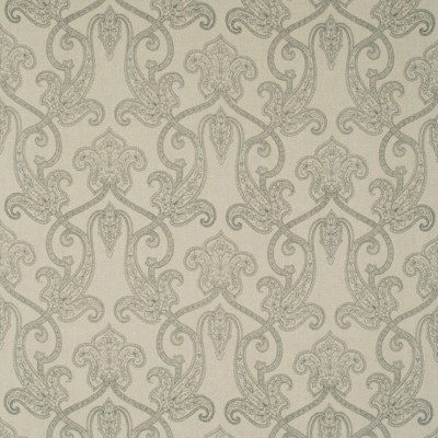 Фото Ткань портьерная с рисунком - Дамаск - стиль Английский - Серый - Купить в Интернет-магазине
