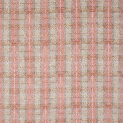 Фото Ткань портьерная с рисунком - Клетка - стиль Английский - Розовая - Купить в Интернет-магазине
