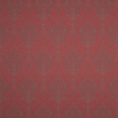 Фото Ткань портьерная с рисунком - Дамаск - стиль Английский - Красный - Купить в Интернет-магазине