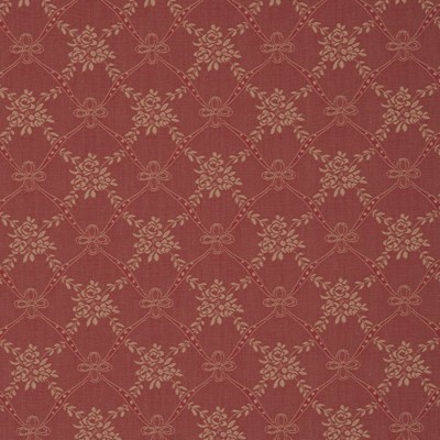Фото Ткань портьерная с рисунком - Орнамент - стиль Английский - Красный - Купить в Интернет-магазине