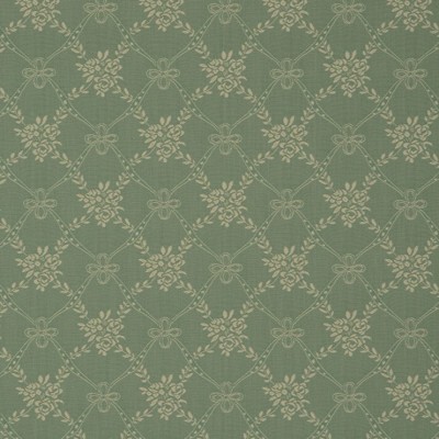 Фото Ткань портьерная с рисунком - Орнамент - стиль Английский - Зеленый - Купить в Интернет-магазине