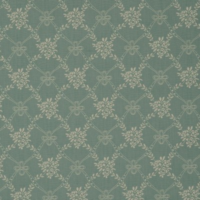 Фото Ткань портьерная с рисунком - Орнамент - стиль Английский - Синий - Купить в Интернет-магазине