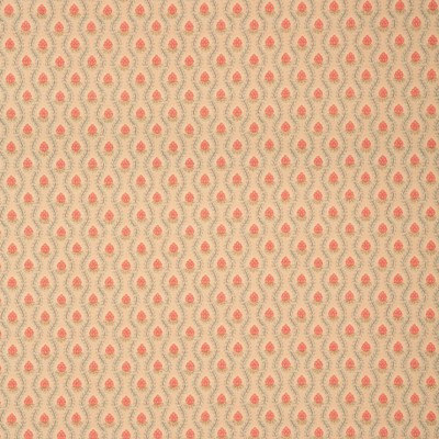Фото Ткань портьерная с рисунком - Орнамент - стиль Английский - Оранжевый - Купить в Интернет-магазине