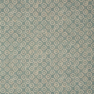 Фото Ткань портьерная с рисунком - Орнамент - стиль Английский - Бирюзовый - Купить в Интернет-магазине