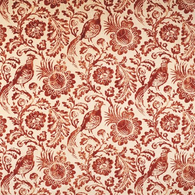 Фото Ткань портьерная с рисунком - Туаль - стиль Английский - Кремовая - Купить в Интернет-магазине