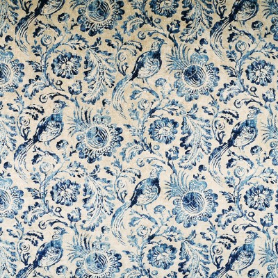 Фото Ткань портьерная с рисунком - Туаль - стиль Английский - Кремовая - Купить в Интернет-магазине