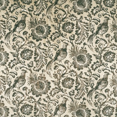 Фото Ткань портьерная с рисунком - Туаль - стиль Английский - Кремовая - Купить в Интернет-магазине