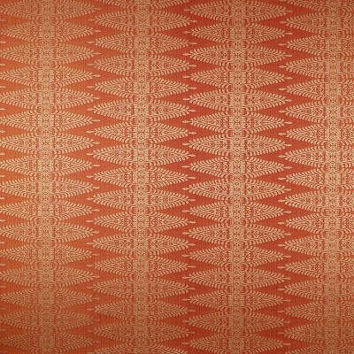 Фото Ткань портьерная с рисунком - Орнамент - стиль Английский - Оранжевый - Купить в Интернет-магазине