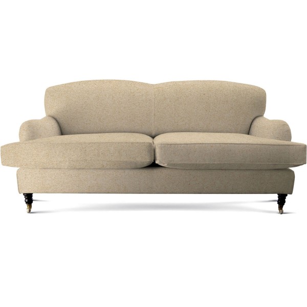 Фото Ткань портьерная однотонная - Твид - стиль Английский - Коричневый - Купить в Интернет-магазине