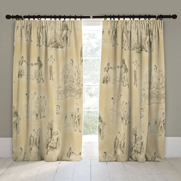 Фото Ткань портьерная с рисунком - Крупный декор - стиль Английский - Бежевый - Купить в Интернет-магазине Фото Ткань портьерная с рисунком - Крупный декор - стиль Английский - Бежевый - Купить в Интернет-магазине
