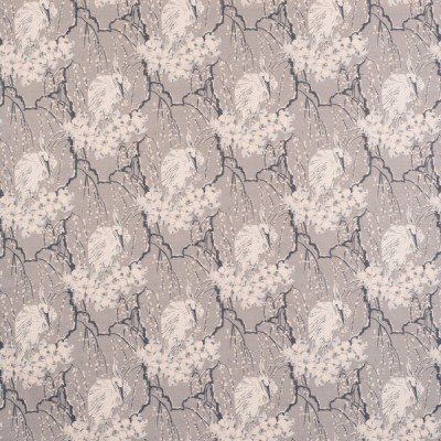 Фото Ткань портьерная с рисунком - Крупный декор - стиль Английский - Фиолетовый - Купить в Интернет-магазине