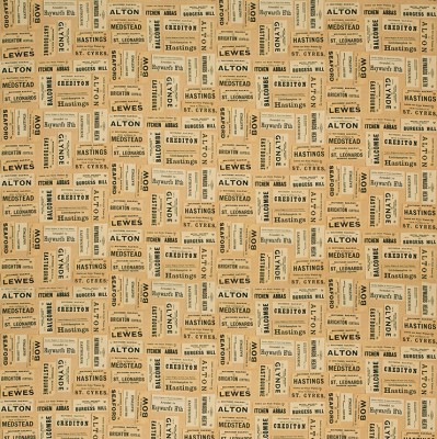 Фото Ткань портьерная с рисунком - Крупный декор - стиль Английский - Бежевый - Купить в Интернет-магазине