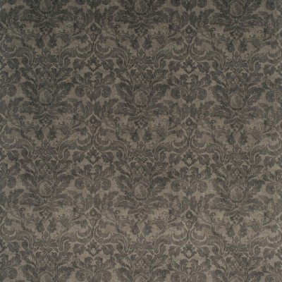 Фото Ткань портьерная с рисунком - Дамаск - стиль Английский - Коричневый - Купить в Интернет-магазине
