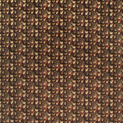 Фото Ткань портьерная с рисунком - Абстракция - стиль Английский - Коричневая - Купить в Интернет-магазине