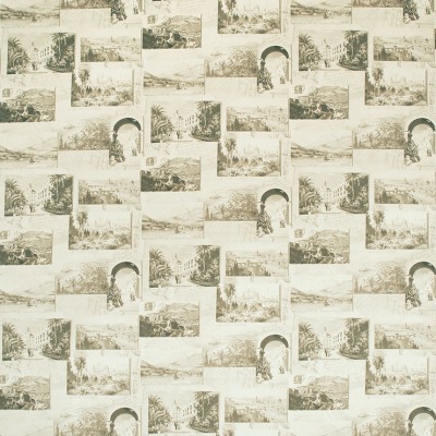 Фото Ткань портьерная с рисунком - Крупный декор - стиль Английский - Светло-серый - Купить в Интернет-магазине