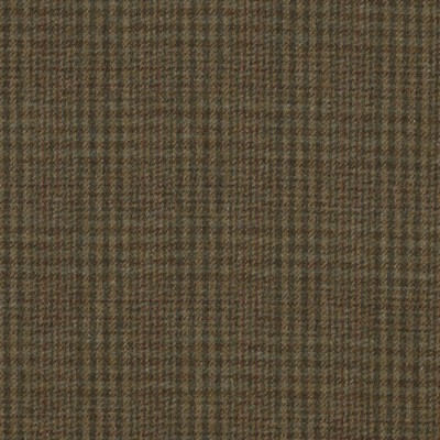 Фото Ткань портьерная с рисунком - Клетка - стиль Американский - Коричневая - Купить в Интернет-магазине