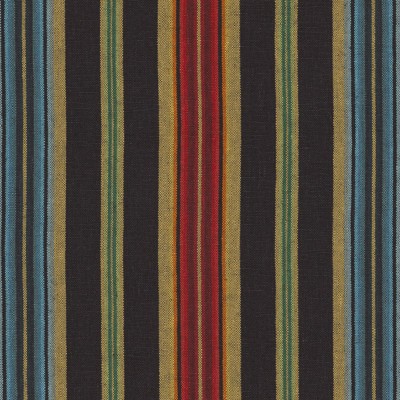 Фото Ткань портьерная с рисунком - Полоски - стиль Американский - Черные - Купить в Интернет-магазине