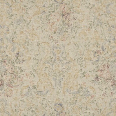 Фото Ткань портьерная с рисунком - Завиток - стиль Американский - Светло-серый - Купить в Интернет-магазине