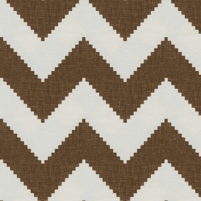 Фото Ткань портьерная с рисунком - Орнамент - стиль Современный - Коричневый - Купить в Интернет-магазине