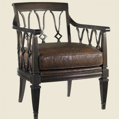 Фото Кресло на деревянной раме - стиль Колониальный - Для гостиной - Купить в Интернет-магазине