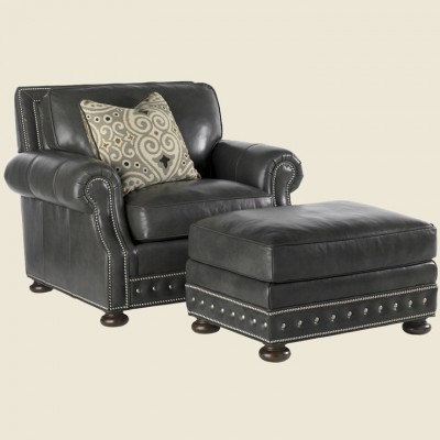 Фото Кресло обитое - стиль Колониальный - Для гостиной - удобное кресло производства США - Lexington - Kingstown - Купить в Интернет-магазине