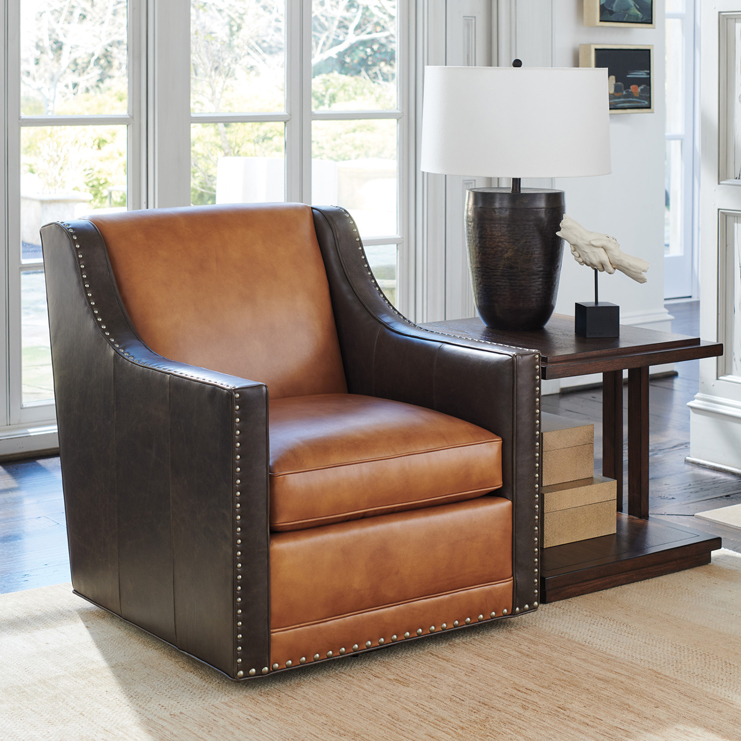 Фото Кресло обитое - стиль Современная классика - Для гостиной - удобное кресло производства США - Lexington - Silverado - Купить в Интернет-магазине