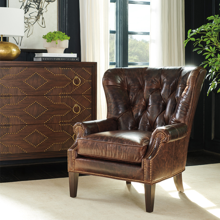 Фото Кресло обитое - стиль Современная классика - Для гостиной - удобное кресло производства США - Lexington - Silverado - Купить в Интернет-магазине Фото Кресло обитое - стиль Современная классика - Для гостиной - удобное кресло производства США - Lexington - Silverado - Купить в Интернет-магазине