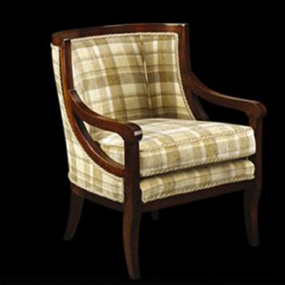 Фото Кресло на деревянной раме - стиль Английская классика - Для гостиной - Купить в Интернет-магазине