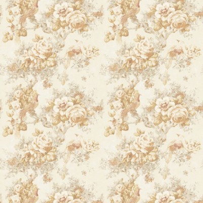 Фото Обои с рисунком - Цветы - стиль Английская классика - Кремовые - Купить в Интернет-магазине