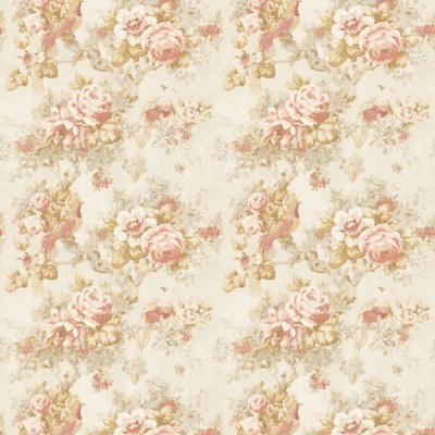 Фото Обои с рисунком - Цветы - стиль Английская классика - Кремовые - Купить в Интернет-магазине