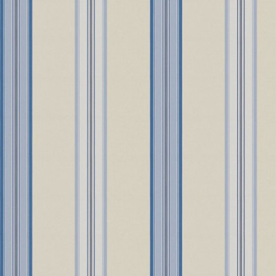 Фото Обои с рисунком - Полоски - стиль Американский - Синие - Купить в Интернет-магазине