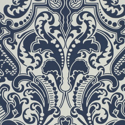 Фото Обои с рисунком - Дамаск - стиль Американский - Белые - Купить в Интернет-магазине