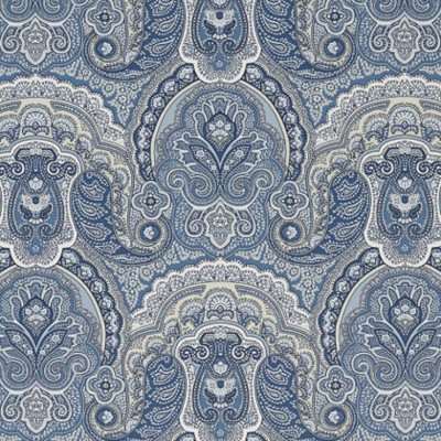 Фото Обои с рисунком - Пейсли - стиль Американский - Синие - Купить в Интернет-магазине