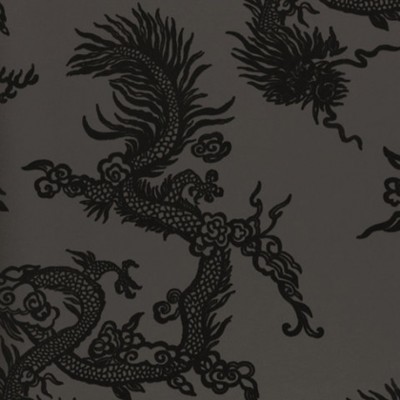 Фото Обои тканевые - Крупный декор - стиль Американский - Черные - Купить в Интернет-магазине