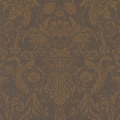 Фото Обои с рисунком - Дамаск - стиль Американский - Коричневые - Купить в Интернет-магазине