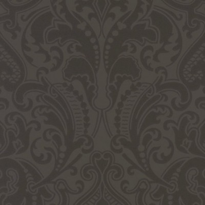 Фото Обои с рисунком - Дамаск - стиль Американский - Черные - Купить в Интернет-магазине