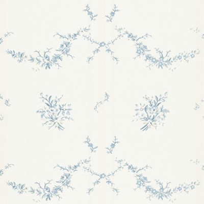 Фото Обои с рисунком - Полоски - стиль Американский - Белые - Купить в Интернет-магазине