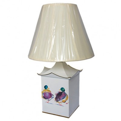 Фото Настольная лампа - стиль Английская классика - Деревянная - Купить в Интернет-магазине