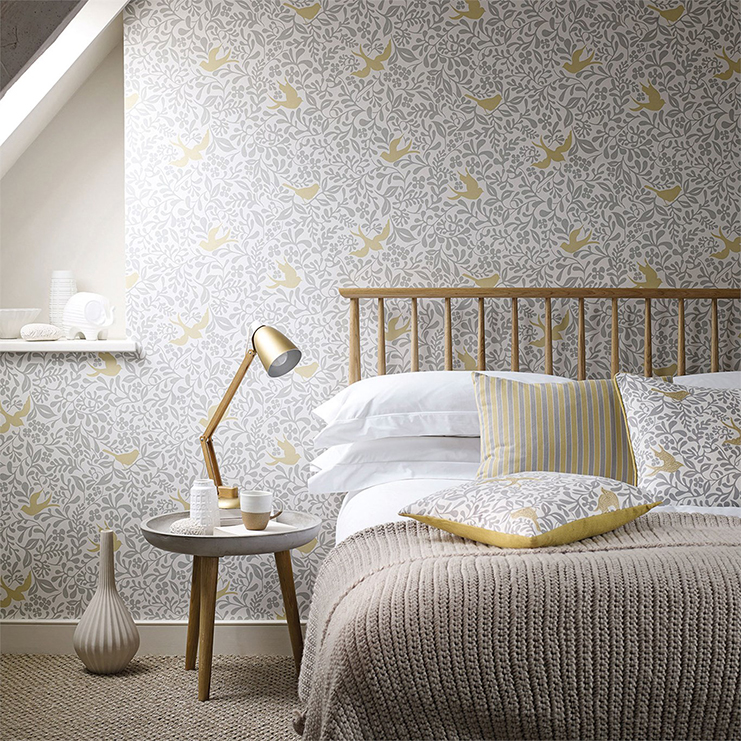 Фото Обои с рисунком - Анималистический принт - стиль Английская классика - Кремовые - Купить в Интернет-магазине