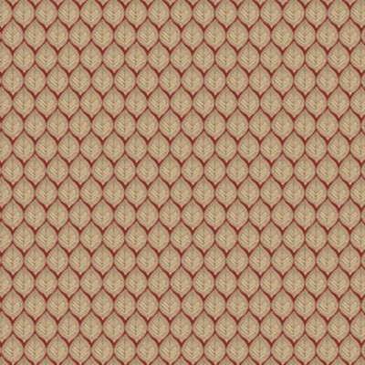 Фото Ткань портьерная с рисунком - Мелкий принт - стиль Английский - Красный - Купить в Интернет-магазине