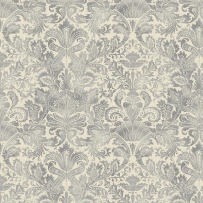 Фото Ткань портьерная с рисунком - Дамаск - стиль Английский - Синий - Купить в Интернет-магазине