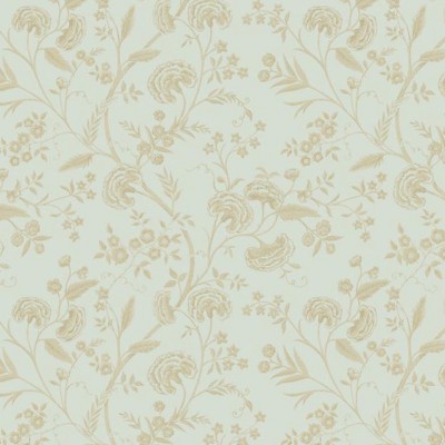 Фото Обои с рисунком - Растение - стиль Английская классика - Бирюзовые - Купить в Интернет-магазине