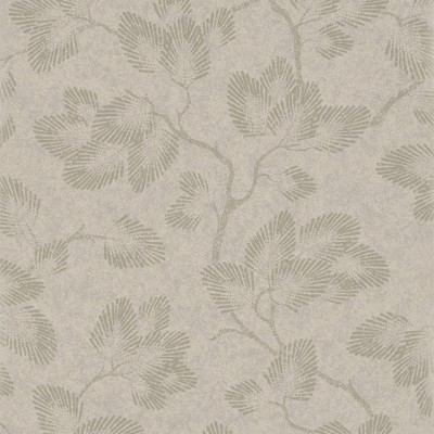 Фото Обои с рисунком - Растение - стиль Английская классика - Серые - Купить в Интернет-магазине