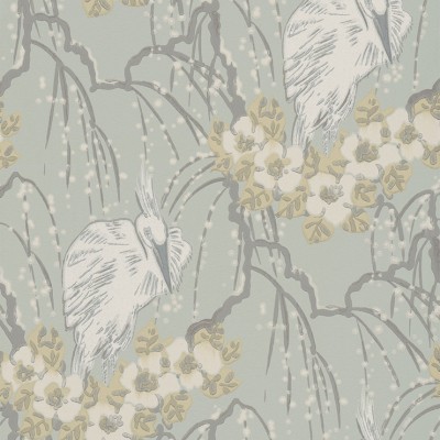 Фото Обои с рисунком - Крупный декор - стиль Английская классика - Серые - Купить в Интернет-магазине