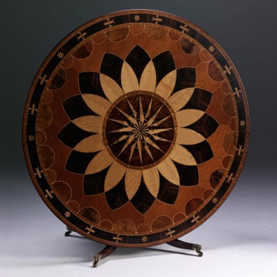 Фото Стол игральный/ чайный/центральный - стиль Английская классика - Для гостиной - Купить в Интернет-магазине