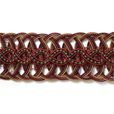 Фото Отделка для текстильных изделий - Тесьма - стиль Английский - Красная - Купить в Интернет-магазине